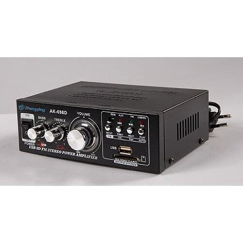 2021 New Car Amplifier Digital HIFI Powers Amplifier Bluetooth Car Home Stereo Subwoofer