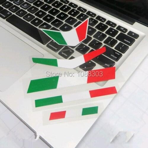 5 styles National Flag Italy Piaggio Car Styling Vinyl Tape Reflective Motorcycle Car Sticker Decals