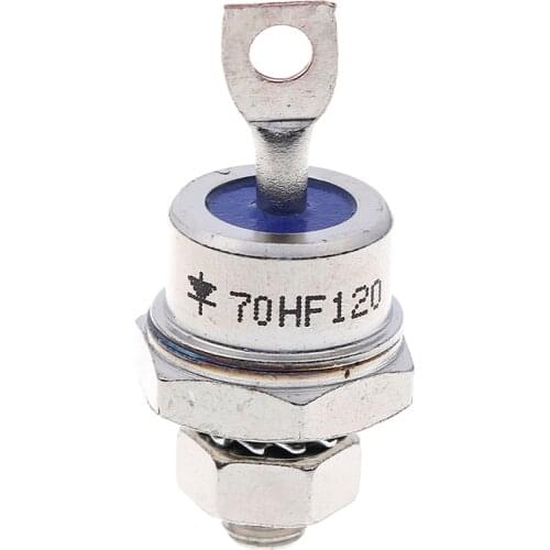 70HF120/70HFR120 70A 1200V High Power Rectifier Metal Stud Type Rectifier Diodes Accessories 1pc