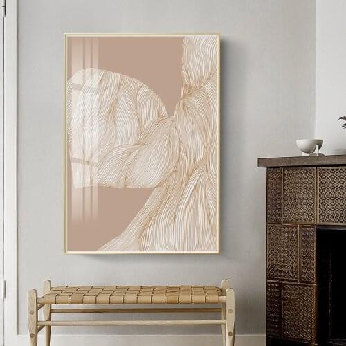 Abstract Line Canvas Print Nordic Wall Posters Pictures for Living Room Home Decor Aesthetic Minimalist Art Decorative Paintings