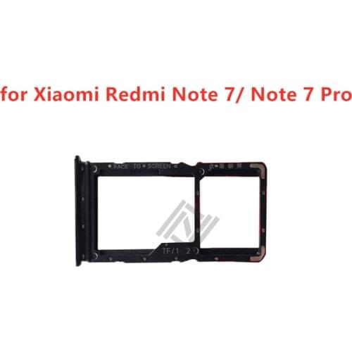For Xiaomi redmi note 7 pro/note 7 Card Tray Holder SIM Card Micro SD Card Slot Adapter Replacement Repair Spare Parts
