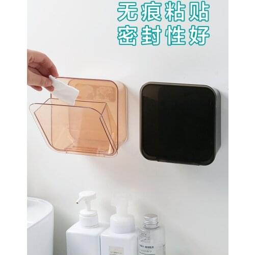 Flip Hanging Wall Hanging Plastic Trash Can Kitchen Small Trash Bin Household Living Room and Bathroom Bedside Mini Trash Can