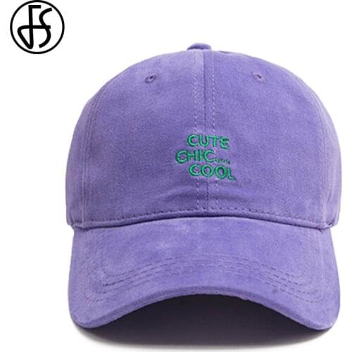 FS 2020 Simple Brand Baseball Caps For Men Women Orange Purple Dad Hat Summer Streetwear Hip Hop Cap Designer Hats Gorras Mujer