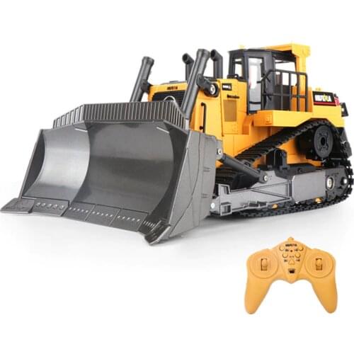 HUINA 1569 crawler remote control bulldozer remote control car engineering wireless remote control car toy gift children