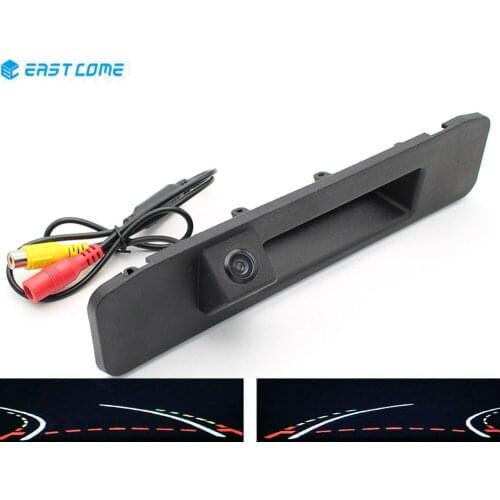 HD 1080P Trajectory Tracks Reverse Car Rear View Camera Trunk handle For Mercedes Benz ML A180 A200 A260 GLA GLC GLE Car Camera