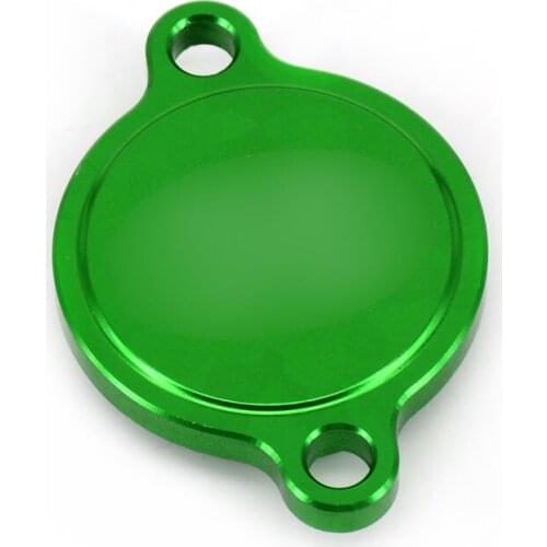 CNC Billet OIL FILTER CAP COVER For KXF 250 KXF250 KX250F 2005 2006 2007 2008 2009 2010 2011 2012 2013 2014 2015 2016 2017