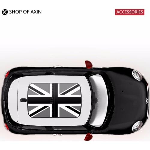 Grey UK sun roof Graphics stickers Sunroof for MINI Cooper clubman countryman hardtop R50 R52 R53 R55 R56 R60 R61 F54 F55 F56