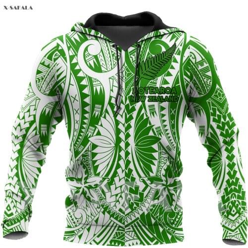New Zealand Aotearoa Silver Fern 3D Printed Hoodie Man Women G34 Pullover Tracksuit Outwear Zipper Sweatshirt Casual Harajuku