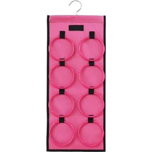 Simple Elegant Scarf Organizing Storage Bags Multi-layer Hanging Closet Wardrope Necktie Shawl Tie Tippet Organizer