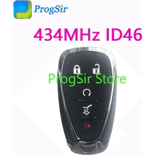 433mhz 5 Button Keyless Go Smart Remote Control For Chevrolet Blazer With ID46 Chip