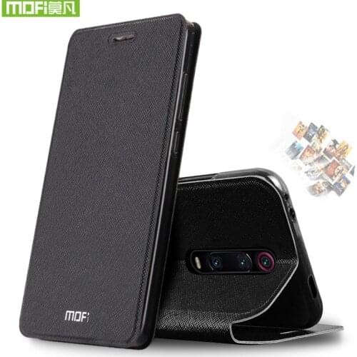 Mofi Slim Flip Case For Xiaomi Mi 9T / Mi 9T Pro Case PU Leather + Soft TPU Cover For Xiaomi Mi 9 SE Lite Pro Phone Funda Coque