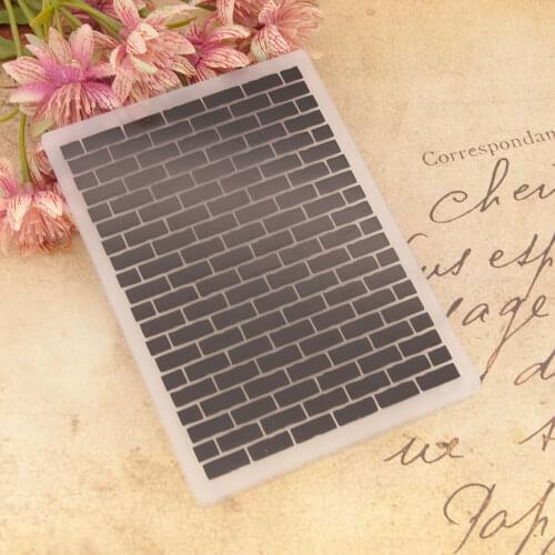 YPP CRAFT Wall Plastic Embossing Folders for DIY Scrapbooking Paper Craft/Card Making Decoration Supplies