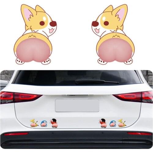 Guard anti chafing Car door protector anti-scratch cute butt cartoon anti-collision strip body decoration Bumper lip protection