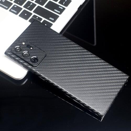 3D Carbon Fiber Skins Film Wrap Skin Phone Back Sticker For SAMSUNG Galaxy Note 20 Ultra Note 20 S20 Plus S20 Protective Film