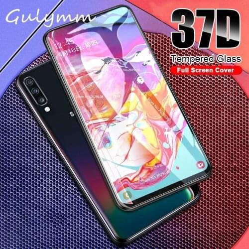 37D Protective Glass On The For Samsung Galaxy A 10 20 30 40 50 60 70 80 90 2019 A91 Tempered Glass M 20 30 Screen Protector HD