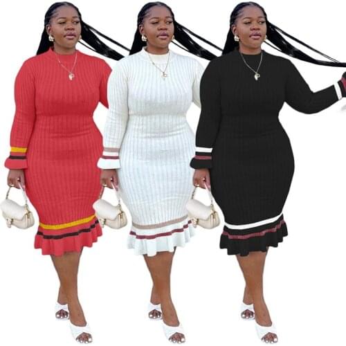 Модные трикотажные платья ZKYZWX China At AliExpress