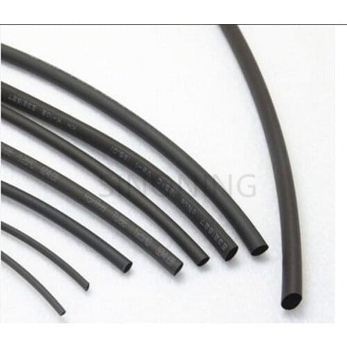 1 Meter/lot Black 3 4 6 mm Diameter Heat Shrink Heatshrink