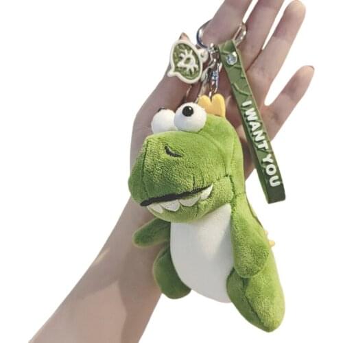1Pcs Cartoon Little School Bag Cute Pendant Plush Toy, Sweetheart Doll Dinosaur Pendant Animal Plush Doll Toy 69HE