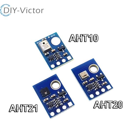 10PCS/LOT AHT10 AHT20 AHT21 High Precision Digital Temperature and Humidity Sensor Measurement Module I2C Communication Replace