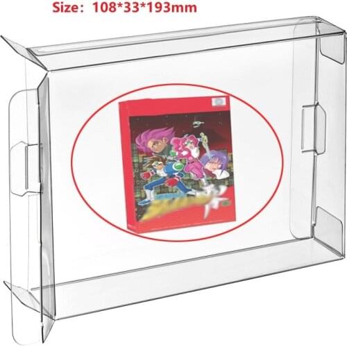 Ruitroliker 20Pcs Clear Protecter Box Sleeve for SFC Games Japan version
