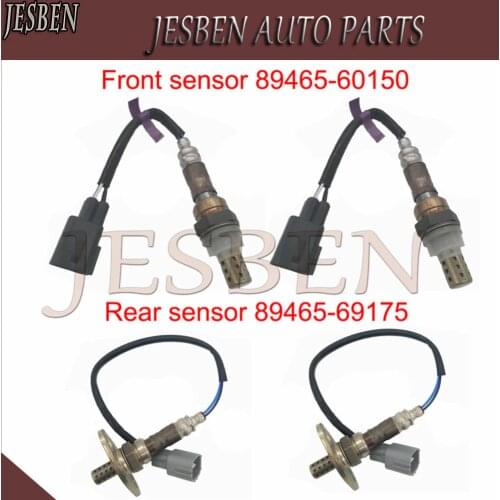 4PCS 89465-60150 89465-69175 Front & Rear Lambda O2 Oxygen sensor For Toyota Land Cruiser 100 Lexus LX470 4.7L 2002-2007 2UZFE
