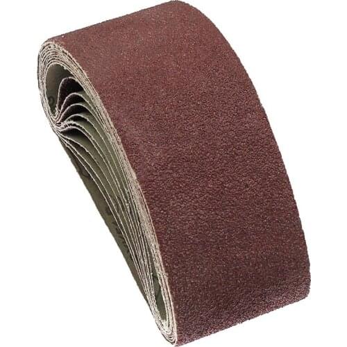 12Pcs 75X457mm Abrasive Sanding Belts 40-1000 Grits Abrasive Bands for Sander Power Tools