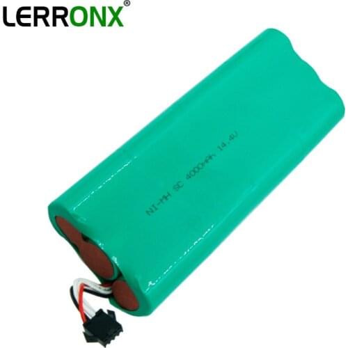 LERRONX 4.0Ah 14.4V High Capacity 4000mAh NI-MH replacement Sweeper battery for Ecovacs Deebot D58 D56 D54 rechargeable bateria