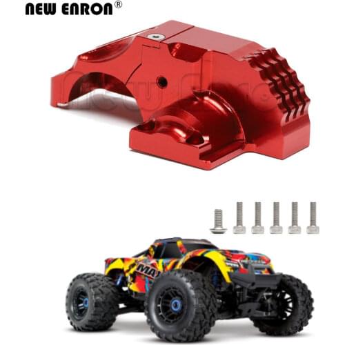 Aluminum Replace #8987 Main Gear Cover Protection Motor for RC Car 1/10 Traxxas Monster Truck New Maxx 4S 89076-4 Upgrade Parts