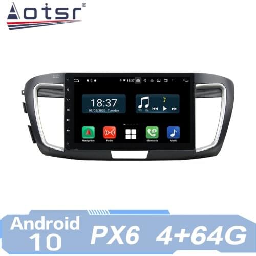 AOTSR Car Radio For Honda Accord 9 2012 - 2018 Android 10 Multimedia Player Auto Stereo GPS Navigation AutoRadio IPS PX6 Unit