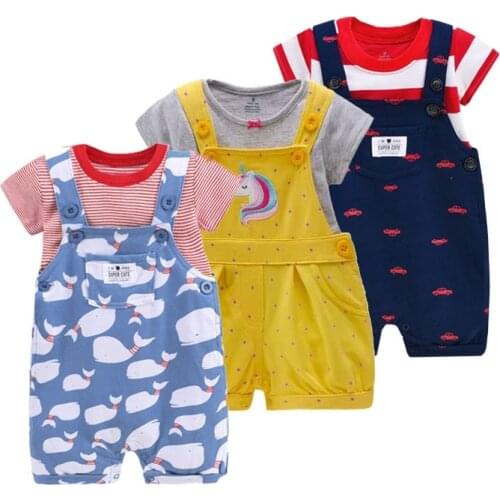 Clerance sale summer spring Baby clothing cotton bodysuits + pants 3 pc baby sets cotton baby girl clothes , infant roupas