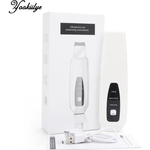 EMS Ultrasonic Skin Scrubber Skin Shoveling Machine Blackhead Removal Pore Cleansing Peeling Face Lift Exfoliating Face Care