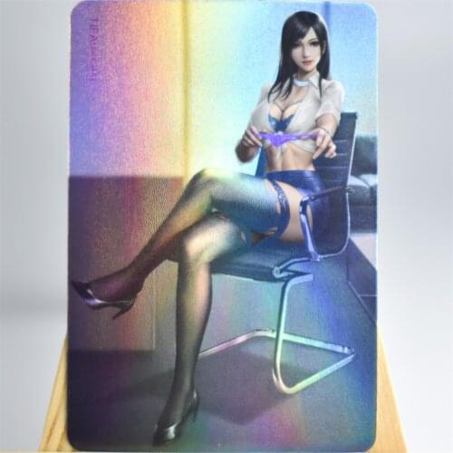 Anime Game Flash Card Tifa Lockhart Three Small Sets of Flash Card Anime Flash Card Collection Card