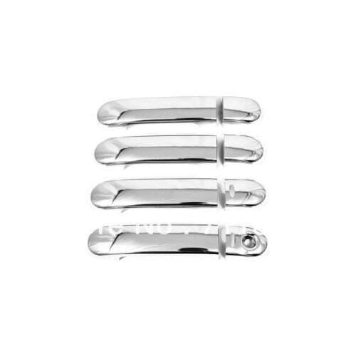 Car Styling Chrome Door Handle Cover With Keyless Access For Nissan March / Micra C+C K12 2002-2009