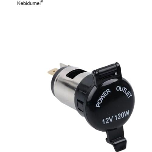 Kebidumei 2017 Portable Motorcycle Car Boat Cigarette Lighter 12V 120W Car Charger Socket Outlet Plug Motorbike Accessories