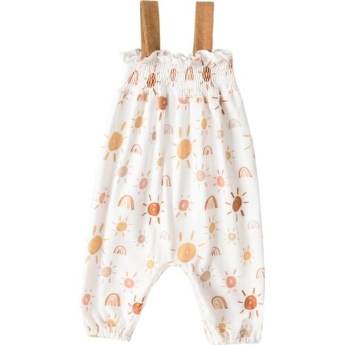 Summer Newborn Infant Baby Boys Girls Rompers Jumpsuits Playsuits Onepiece Cotton Linen Muslin Sleeveless Toddler Baby Clothing