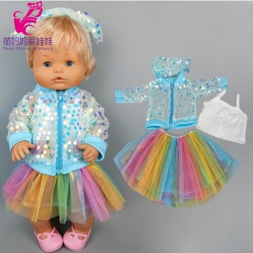 16 inch new born baby doll coat for 40cm Nenuco Ropa y su Hermanita doll jacket dress doll clothes