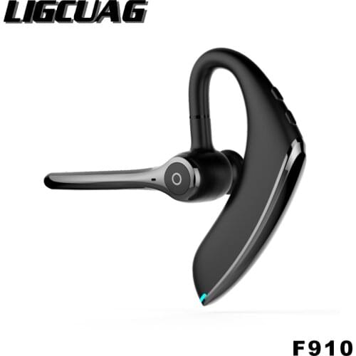 LIGCUAG Call Noise Reduction Bluetooth Earphone Wireless Headphone with HD Mic Music Handsfree Connect Two Phones for Business
