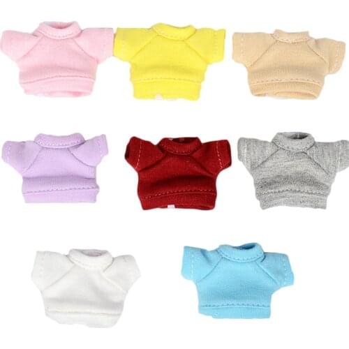 Obitsu 11 Doll Clothes Short sleeve fleece for ob11,obitsu11,Molly, GSC 1/12 BJD Molly bjd doll clothes doll accessories