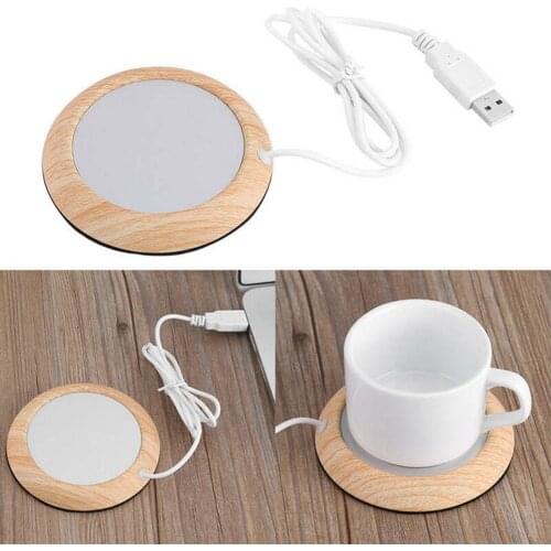 USB Cup Warmer Heat Beverage Mug Mat Keep Drink Warm Heater Mugs Coaster