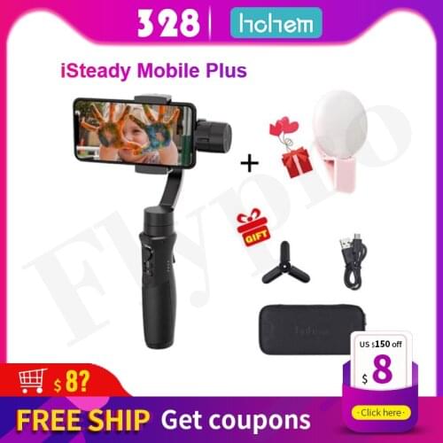 Hohem iSteady Mobile Plus Smartphone Gimbal Stabilizer for iPhone 11 Pro Max for Galaxy S10/Plus/S9 for Video Blogger pk dji om4