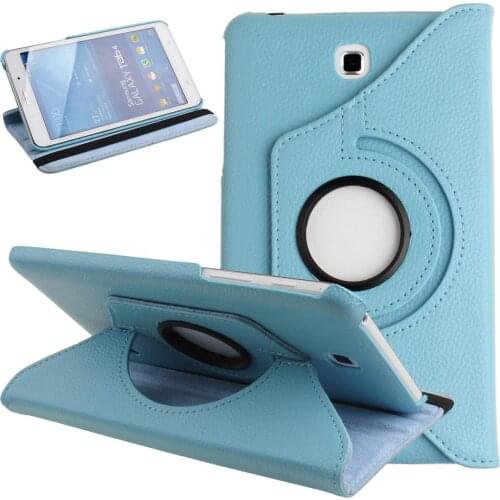 Tab 4 7 SM-T230 case For Samsung Galaxy Tab 4 7.0inch T230 T231 T235 360 Rotation Flip PU Leather Case For Tab 4 7.0 Funda Capa