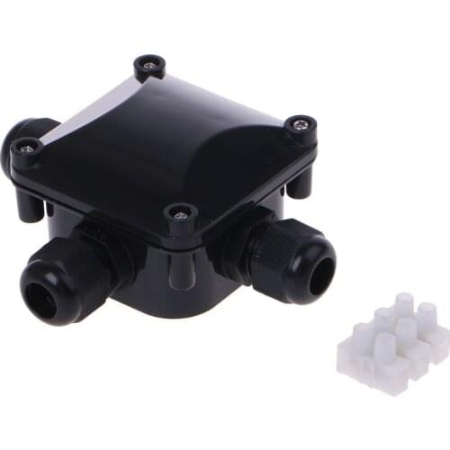 1pc Waterproof IP 68 Junction Box 3 Cable & Wire Protection Building DTY Connectors