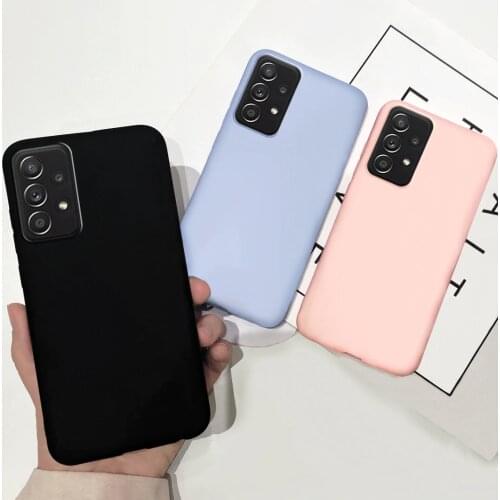 Candy Silicone Phone Case For Samsung Galaxy A52 5G A12 A31 A32 A41 A51 A42 Soft TPU Back Cover Bumper For Cases Samsung A52 5G