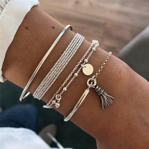 Boho Adjustable Bracelet Women Fashion Bracelets Female Jewelry Simple Exquisite All-Match Ladies Bracelets for Female