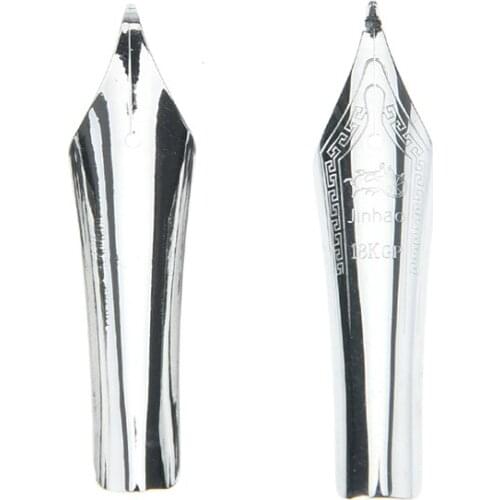 1 PCS 750 159 Silver Fountain Pen Curved Tip Diy For Jinhao