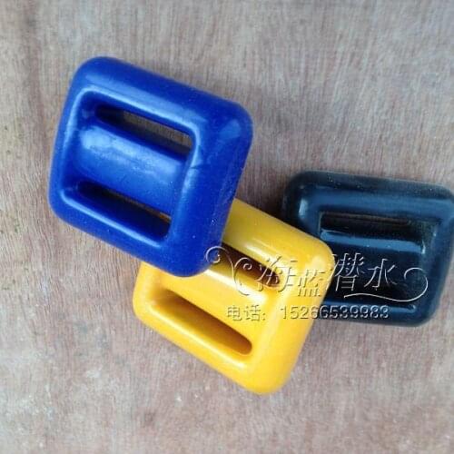3KG environmental protection diving lead weight with plastic leather