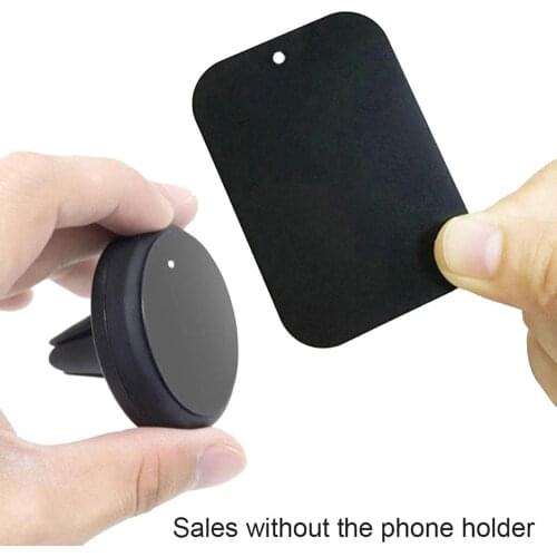 4Pcs/set Metal Rectangular Round Plate Magnet Sticker for Phone Holder Mount Stand Bracket For Magnetic Car Mount Phone Holder