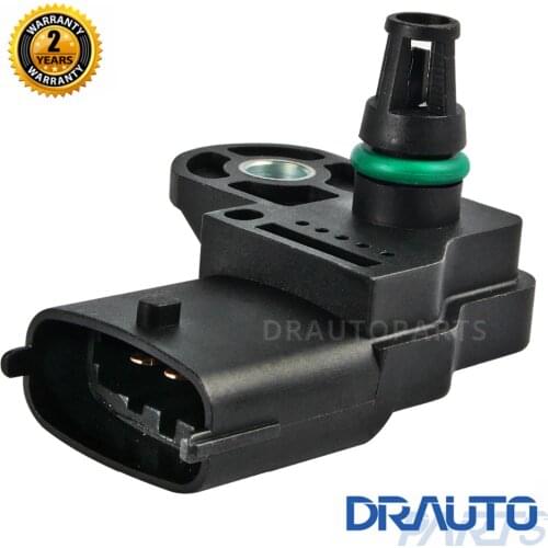 MAP Manifold Air Pressure Sensor For Opel Vauxhall Astra G H Signum Vectra C Zafira 1.3 1.9 Cdti 0281002845