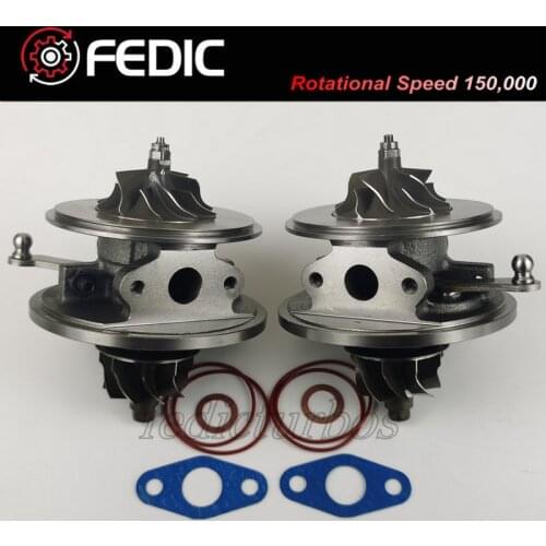 Twin turbo cartridge left&right 2pcs BV39 54399880063 54399880064 54399880112 CHRA FOR Land-Rover Range Rover 3.6TDV8 Sport