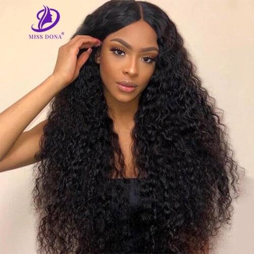 Deep Curly Frontal Lace Wig Human Hair Wigs For Black Women Deep Wave Lace Frontal Wig Prelucked Hairline For Black Woman